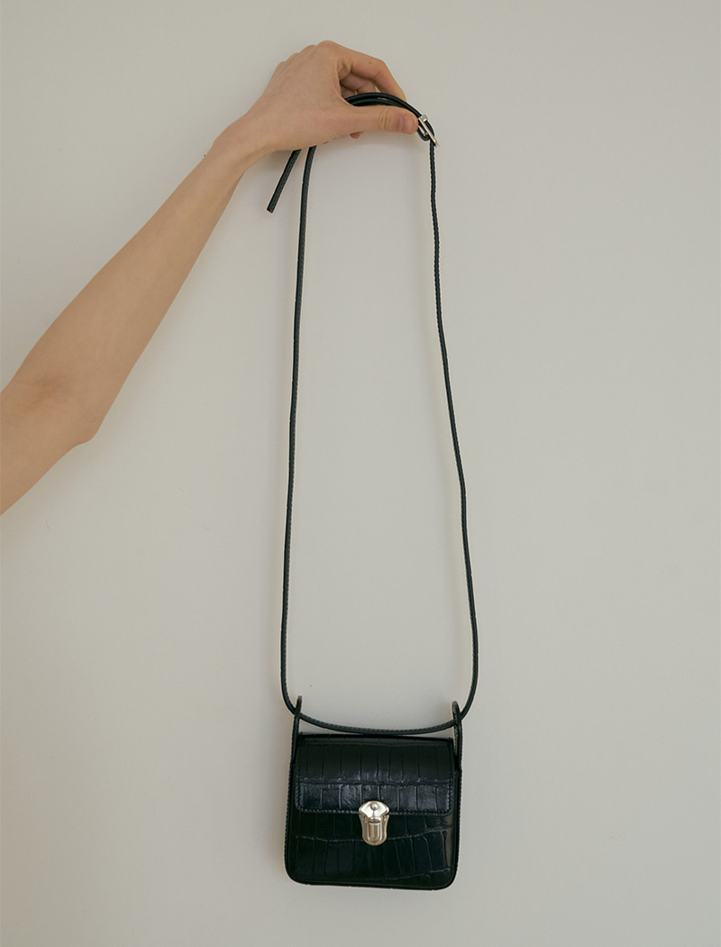 Joli mini bag-croco black