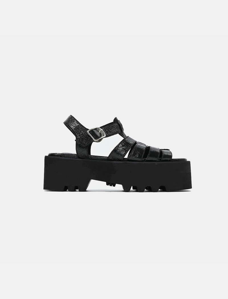 Rayee sandal-black(4cm/6cm)